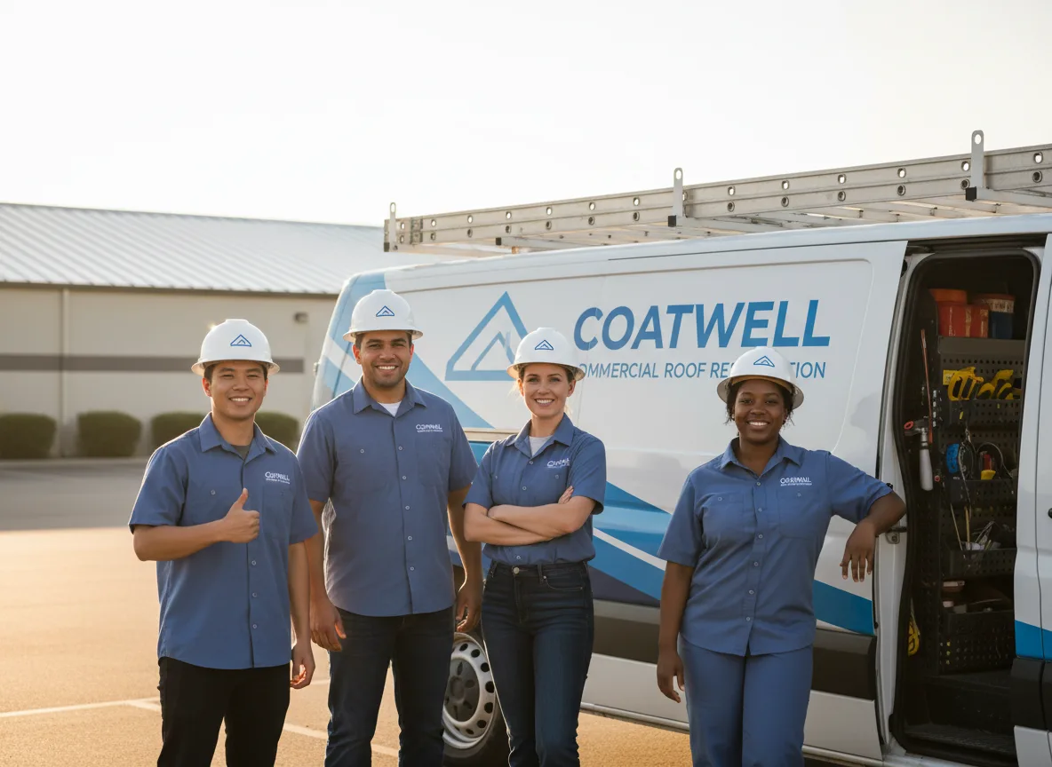 Commercial roof coating company in Enterprise, LA